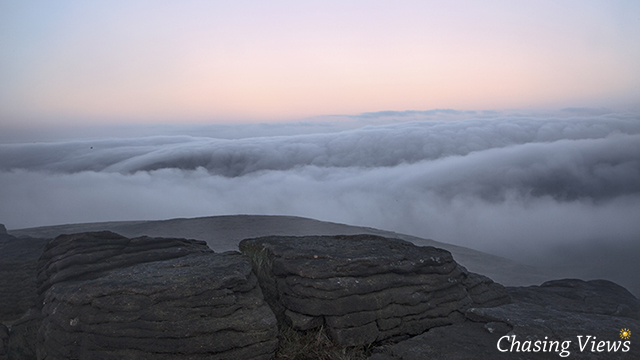 Above the clouds on Kinder Scout