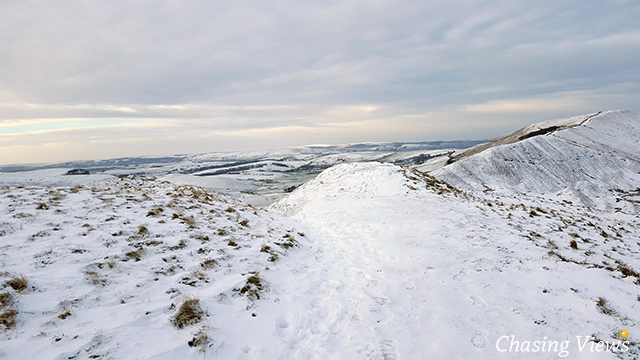 View from Mam Tor in the Peak District