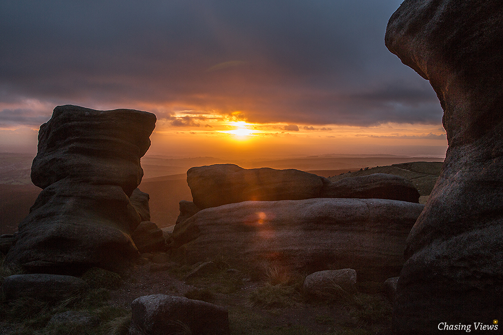 Sunset from Kinder Scout