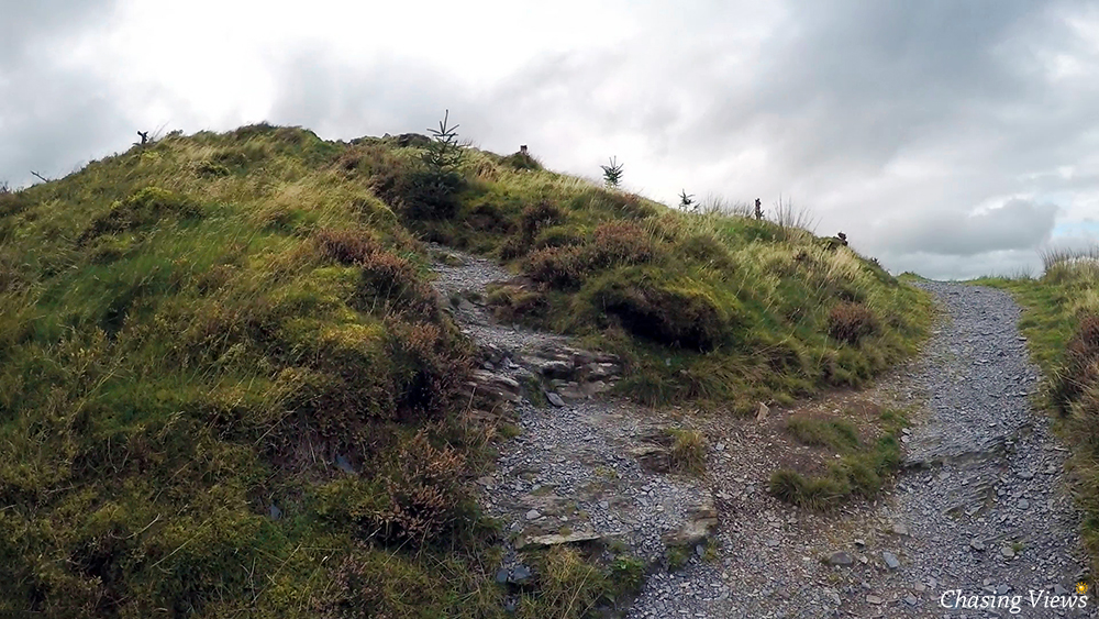 Path leading up to Dodd Fell summit